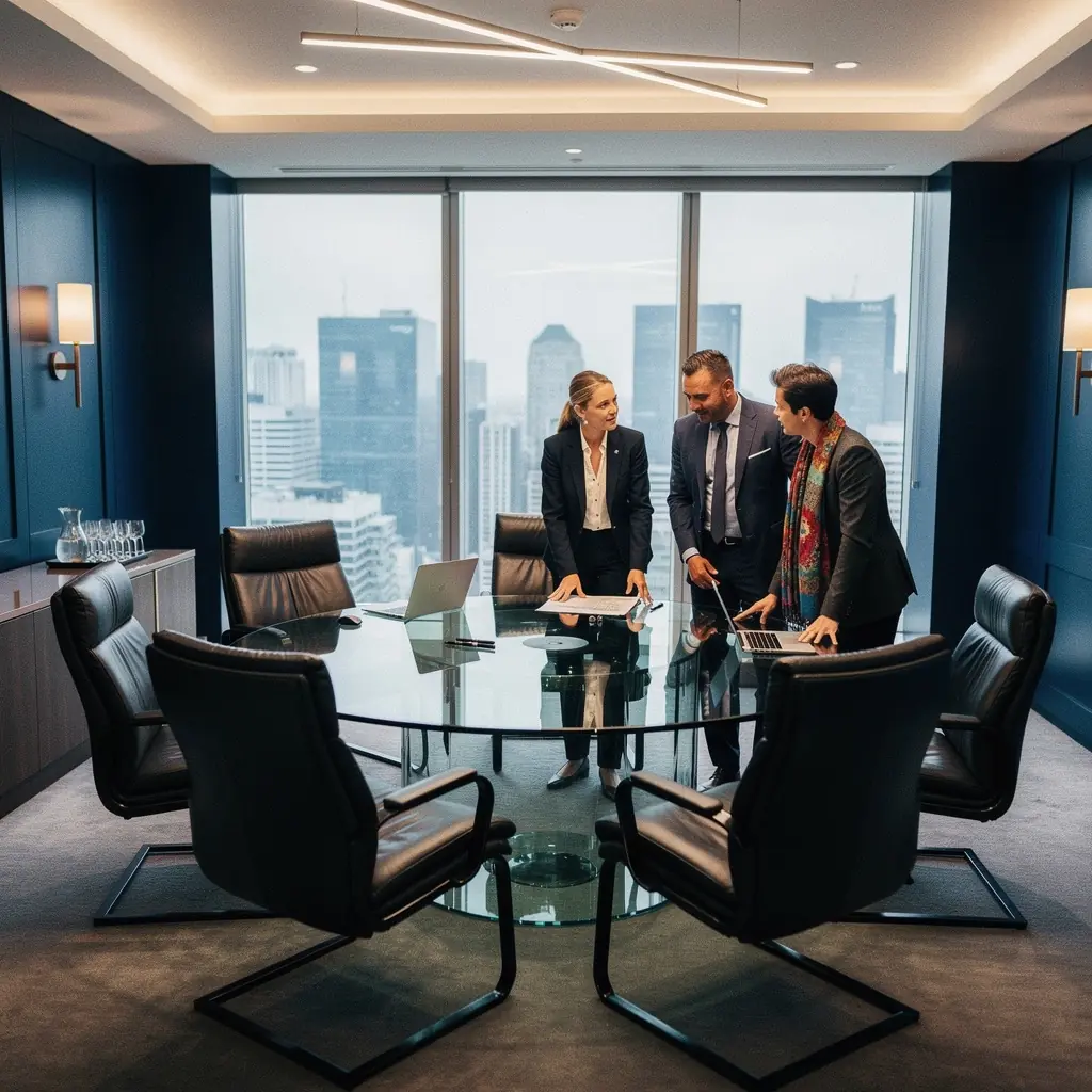 Mūsdienīga un stilīga reģistratūra ar ērtām mēbelēm un draudzīgu atmosfēru.